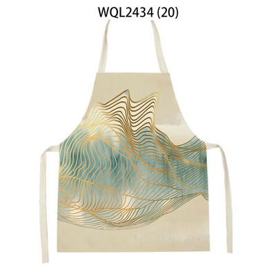 Lavandas augs Ainavu raksts Lina audums Māksla Bez piedurknēm Roku noslaucīt vidukļa priekšauts Mājas dekors Priekšauts Virtuve Cepšanas piederumi