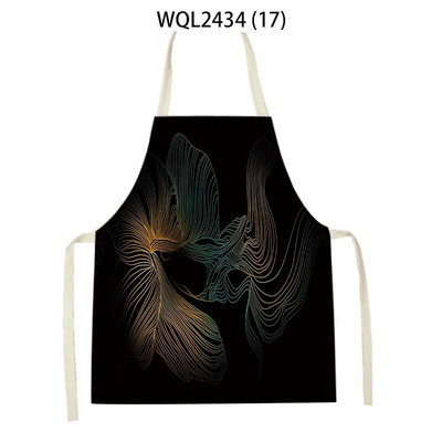 Lavandas augs Ainavu raksts Lina audums Māksla Bez piedurknēm Roku noslaucīt vidukļa priekšauts Mājas dekors Priekšauts Virtuve Cepšanas piederumi