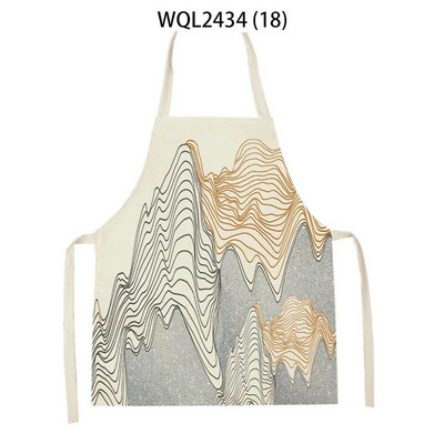 Lavandas augs Ainavu raksts Lina audums Māksla Bez piedurknēm Roku noslaucīt vidukļa priekšauts Mājas dekors Priekšauts Virtuve Cepšanas piederumi