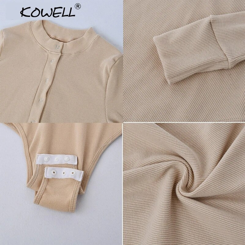 Új stílusú tavaszi, hosszú ujjú, alkalmi női body, divatos O-nyak, vékony, szexi női nadrág Téli, karcsú női jumpsuit