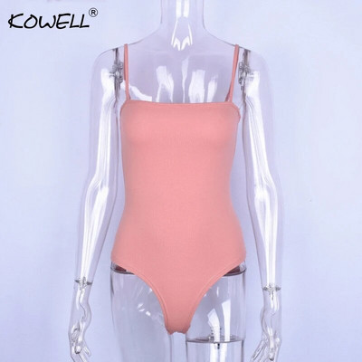 Νέο στράπλες σπαγγέτι λουράκι σέξι γυναικείο κορμάκι χωρίς πλάτη, κοκαλιάρικο βαμβακερό, καλοκαιρινό, καθημερινό γυναικείο κορμάκι