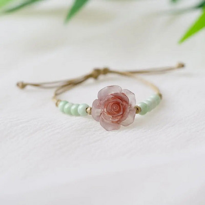 Πολυτελή κρυστάλλινα βραχιόλια Camellia για γυναικείο φόρεμα πάρτι Αξεσουάρ κοσμήματα Vinatage γοητεία Βραχιόλι με στρας Δώρα