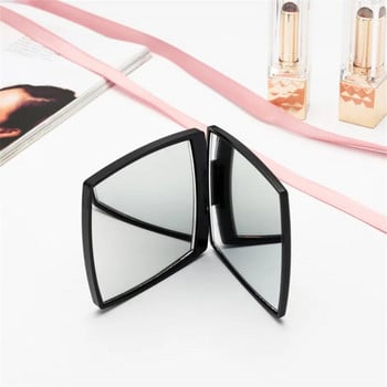 (Χωρίς λογότυπο) Mini Mirror Square Shape Girl Mini Double Sides Portable Mirror Pocket Makeup Cosmetics Compact Καθρέφτες