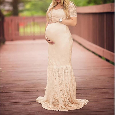 Grūtniecības kleita grūtniecēm Grūtnieču fotografēšana Grūtniecības kleita Mežģīņu kleitas fotosesijai Seksīgas drēbes ar īsām piedurknēm