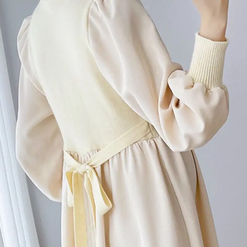 Grūtnieču kleitas Rudens Ziemas Apģērbs Grūtniecēm Modes Izšuvumi Izšūšana Zīdīšanas Kleita Grūtniecības Vestidos