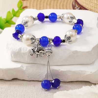 Jauna moderna kristāla zvaigznes pērļu rokassprādze sievietēm, salda korejiešu 2 slāņu estētiskā šarms rokassprādzes Y2K rotaslietas ballītes dāvanas