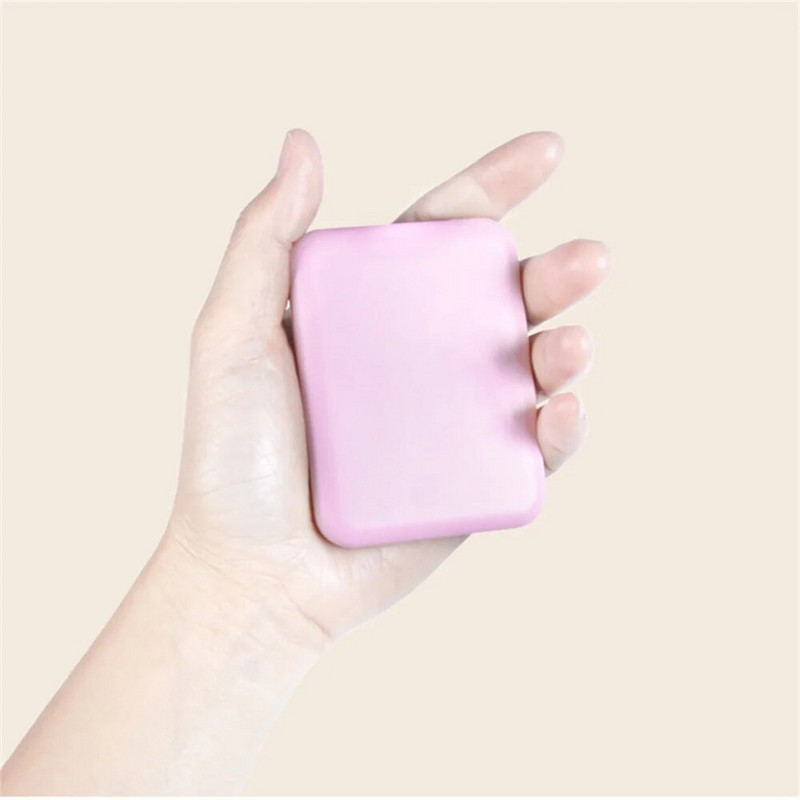 Μοντέλο μπαταρίας καθρέφτη μακιγιάζ LED 2 φορές μεγέθυνση φορητός καθρέφτης διπλής όψης φορητός αναδιπλούμενος καλλυντικός καθρέφτης χειρός 8 χάντρες φωτιστικών