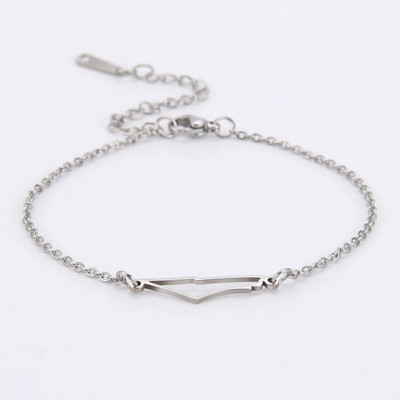 LIKGREAT Ισραήλ Παλαιστίνη Χάρτης Γούρι Βραχιόλι Γεωμετρία Ανοξείδωτες Αλυσίδες Αξεσουάρ Country Geography Κοσμήματα για γυναίκες Ανδρικά