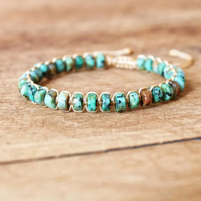 6 * 4 mm-es gyöngyök 7 csakra karkötő barkács kézzel készített szövött karkötő természetes kő Boho jóga báj karkötő női divat ékszerek ajándékok