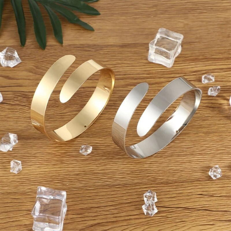 Bohemiškas drugelio lapų žavesys viršutinės apyrankės rankinės grandinės metalinis tuščiaviduris geometrinis raštas retro rankogalių rankogalių apyrankės kūno apyrankės