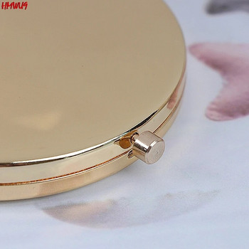 1 ΤΕΜ ΝΕΟ Mini Double Side Mirro Fashion Γυναικείο μακιγιάζ Καθρέφτης καλλυντικό αναδιπλούμενη συμπαγής τσέπη με εργαλείο μακιγιάζ Ωραίο δώρο