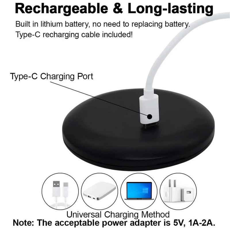 Μίνι φορητός αναδιπλούμενος καθρέφτης ταξιδιού Φωτιστικός καθρέφτης μακιγιάζ LED Συμπαγής καθρέφτης 10X μεγέθυνση 2 όψεων Beauty Makeup Στρογγυλός καθρέφτης