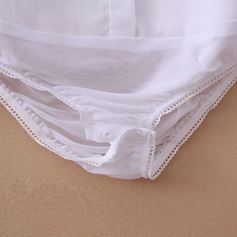 Elegants sieviešu bodijs ar garām piedurknēm, baltas blūzes sievietēm, biroja darba krekls, moderns kombinezons korejiešu dizaina rombos 2020. gada rudens