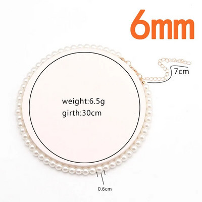 Elegáns nagy fehér gyöngyutánzat gyöngyök nyaklánc kulcscsont lánc nyaklánc nőknek esküvői ékszer gallér 2021 új