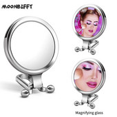 Palielinošs kosmētikas spogulis Rokas aplauzums tualetes spogulis salokāms rokas spogulis kabatas spogulis Kompaktie spoguļi grima instrumenti Espejo