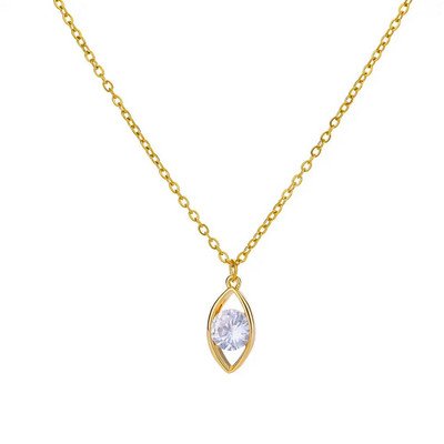 Madingi „Evil Eye“ karoliai moterims, nerūdijančio plieno aukso spalvos „Evil Eye“ pakabukų karoliai „Lucky Aesthetic Turkish Jewelry Femme“