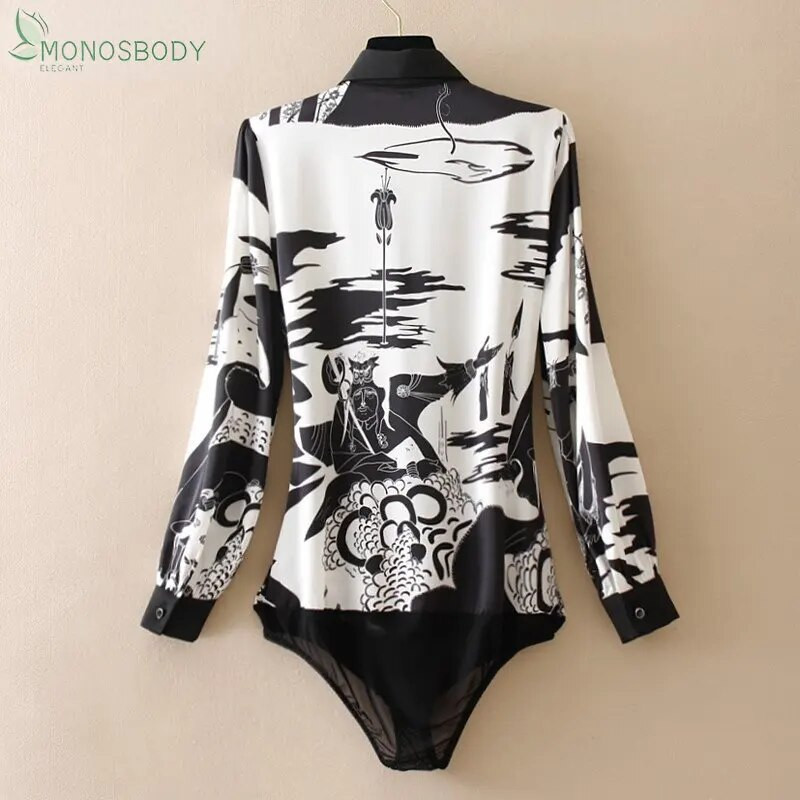 2023. Elegantni bodi od šifona Ženske hlače dugih rukava Bluze i majice za uredske dame Ženska majica s printom u japanskom stilu