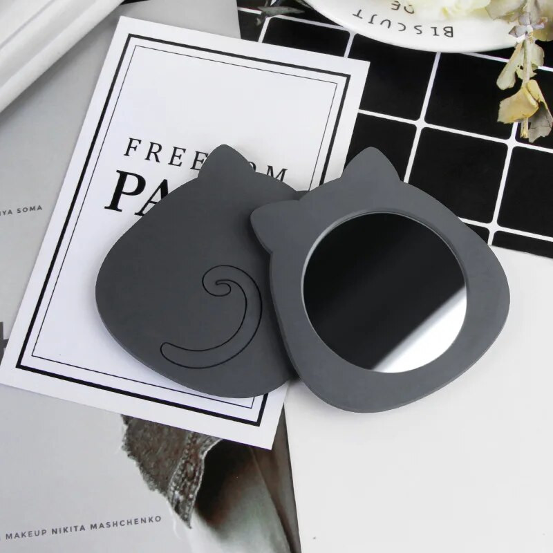 Slatko ogledalo za šminkanje prijenosno kompaktno džepno Espejo Žensko kozmetičko malo kompaktno zrcalo Espejos za djevojčice u obliku medvjeda za djevojčice