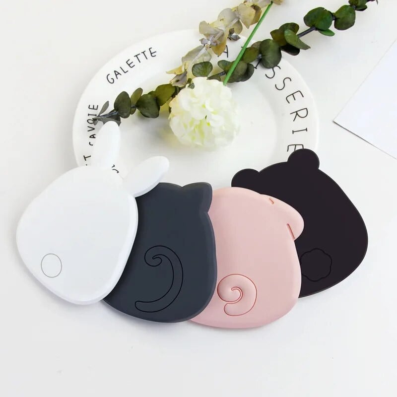 Slatko ogledalo za šminkanje prijenosno kompaktno džepno Espejo Žensko kozmetičko malo kompaktno zrcalo Espejos za djevojčice u obliku medvjeda za djevojčice