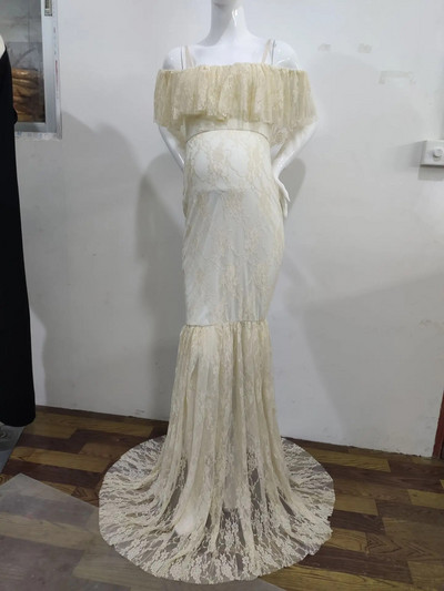 Ilgos nėštumo fotografijos rekvizitai Nėščiųjų suknelių fotografija Nėščiųjų suknelės fotosesijai Nėščiųjų suknelė Nėriniuota maxi suknelė