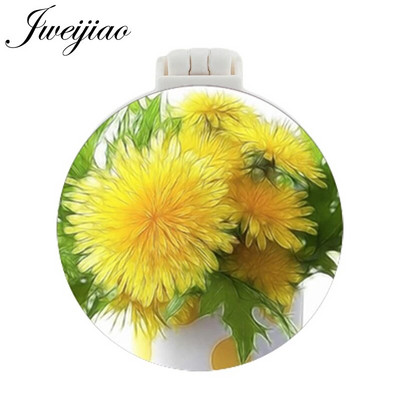 Youhaken Flying Maslačak Putna torbica Džepno ogledalo s češljem za masažu Sklopivo Ručno ogledalo za šminkanje za kozmetičku upotrebu