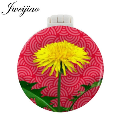 Youhaken Flying Maslačak Putna torbica Džepno ogledalo s češljem za masažu Sklopivo Ručno ogledalo za šminkanje za kozmetičku upotrebu