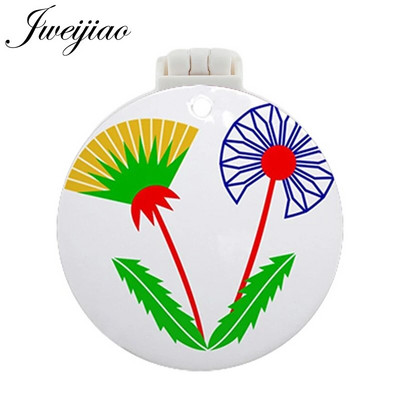 Youhaken Flying Maslačak Putna torbica Džepno ogledalo s češljem za masažu Sklopivo Ručno ogledalo za šminkanje za kozmetičku upotrebu