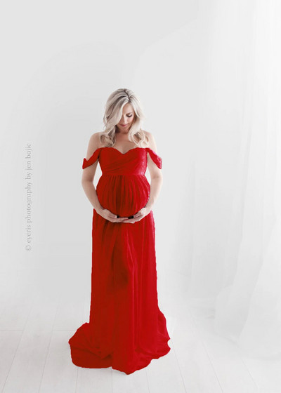 Rochii de sarcină Rochie pentru ședință foto Maternitate Recuzită Fotografie Maxi Dantela Fantezie 2023 Rochie de gravidă de vară Plus Size