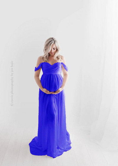 Rochii de sarcină Rochie pentru ședință foto Maternitate Recuzită Fotografie Maxi Dantela Fantezie 2023 Rochie de gravidă de vară Plus Size