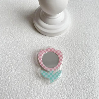 Mini džepno ogledalo s cvijetom tulipana Prijenosna ogledala za šminkanje Rastezljivi kompaktni nosač zračnog jastuka za mobitel Ogledalo Kozmetički alati