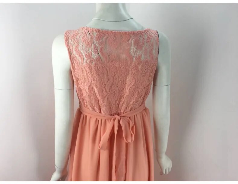 Grūtniecēm Mežģīņu šifona kāzu kleita Grūtniecība Crew Kakla kleitas Bez piedurknēm Grūtnieču fotosesija Fotografēšana Rekvizīti Apģērbi