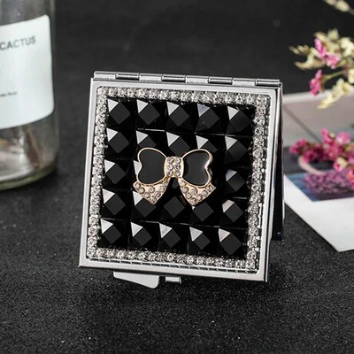 Mini kišeninis kosmetinis makiažo veidrodis, iš dviejų pusių sulankstomas, kompaktiškas grožio veidrodis, mielas peteliškės, didmeninės vakarėlio dovanos