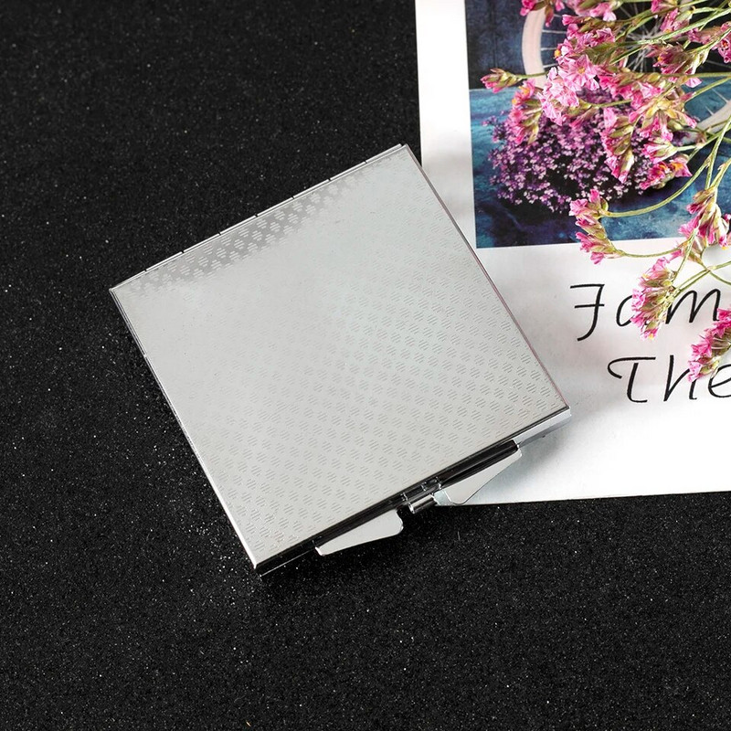 Mini kabatas kosmētikas spogulis, no abām pusēm salokāms, ar roku kompakts skaistumkopšanas spogulis Eifeļa tornis, vairumtirdzniecības ballīšu dāvanas