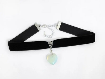 Spider Choker Black Velvet Choker gótikus ékszer Pókháló nyaklánc