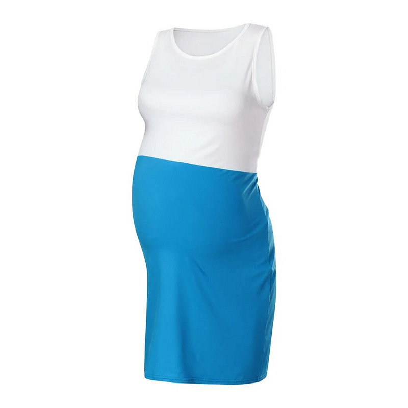 Jednostavna ljetna haljina za trudnice Haljina s tregerima Haljine za trudnice Odjeća za trudnice Odjeća za trudnice Haljina za trudnice