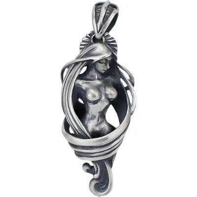 Nerūdijančio plieno Kūrybingos asmenybės maldos angelas pakabukas karoliai Vyrų ir moterų mados tendencijos Hip Hop Punk Priedai Papuošalai