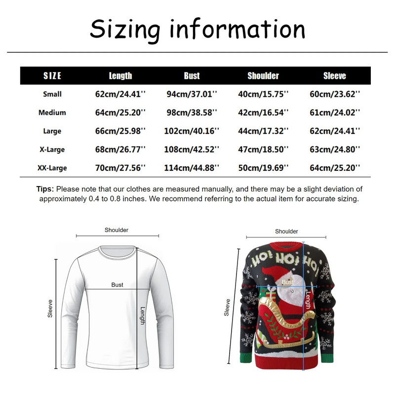 Božićni pulover Zimska odjeća Ženska novogodišnja pletiva Djed Božićnjak s printom pahuljica Džemperi dugih rukava Pleteni puloveri