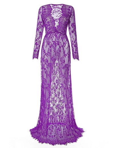 Vrući dugi rekviziti za trudničko fotografiranje Trudnička haljina Fotografiranje trudničkih haljina za fotografiranje Trudnička haljina Čipkana maksi haljina