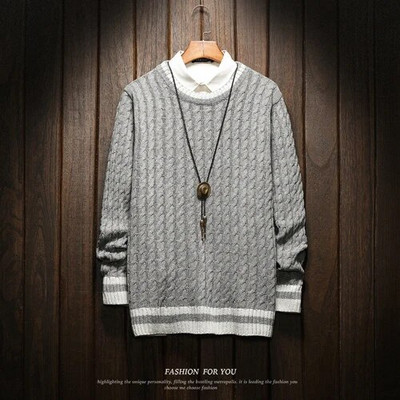 Božićni muški puloveri Zimska odjeća 2020. Azijski plus veličine M-4XL 5XL 6XL Japanski stil Ležerni standardni dizajnerski puloveri