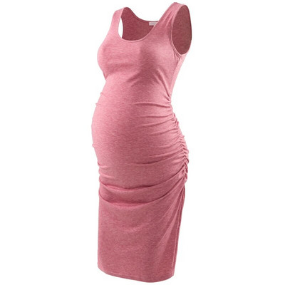 Trudničke haljine Ljetne mekane haljine s naborima do kroja Haljine za trudnice Odjeća za trudnice