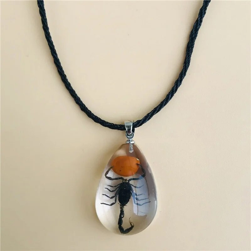 Gotička smola, pauk, škorpion, ogrlica s privjeskom za žene, modna hiperbola, uzorak mrava, starinska ogrlica, estetski nakit