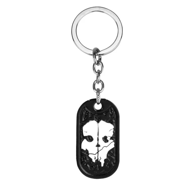 Παιχνίδι Jewelry Call Military Ghosts Dog Tag γούρι Κρεμαστό κολιέ Duty Μεταλλικό μπρελόκ