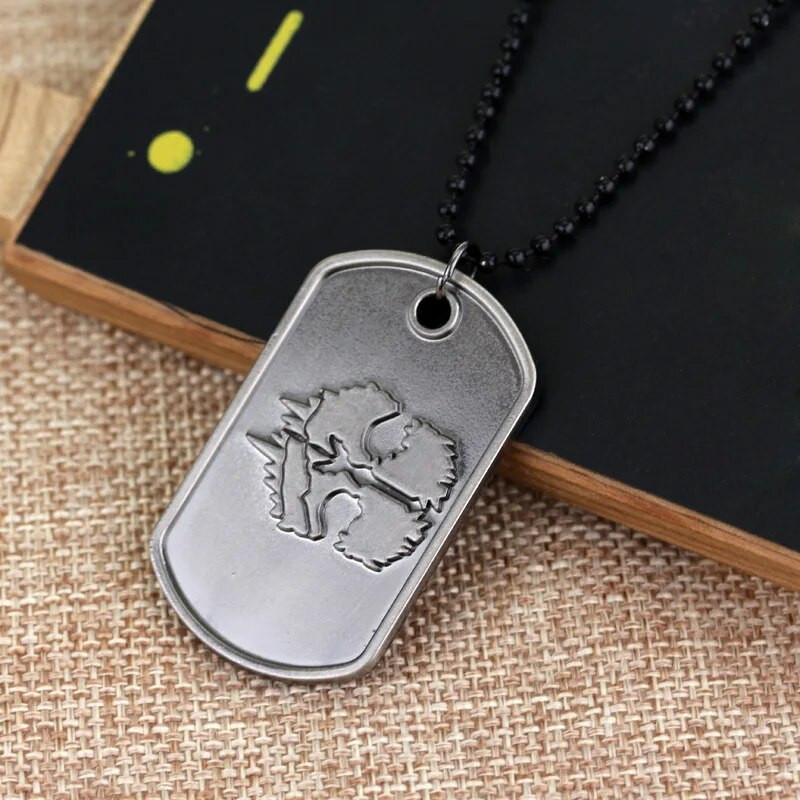 Παιχνίδι Jewelry Call Military Ghosts Dog Tag γούρι Κρεμαστό κολιέ Duty Μεταλλικό μπρελόκ