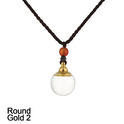 Nova ogrlica od staklene bočice koja se može otvoriti u obliku kapljice vode, bočica parfema, privjesak, čelični lanac, ogrlica, bočica s difuzorom ulja, nakit