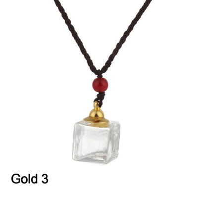 Nova ogrlica od staklene bočice koja se može otvoriti u obliku kapljice vode, bočica parfema, privjesak, čelični lanac, ogrlica, bočica s difuzorom ulja, nakit