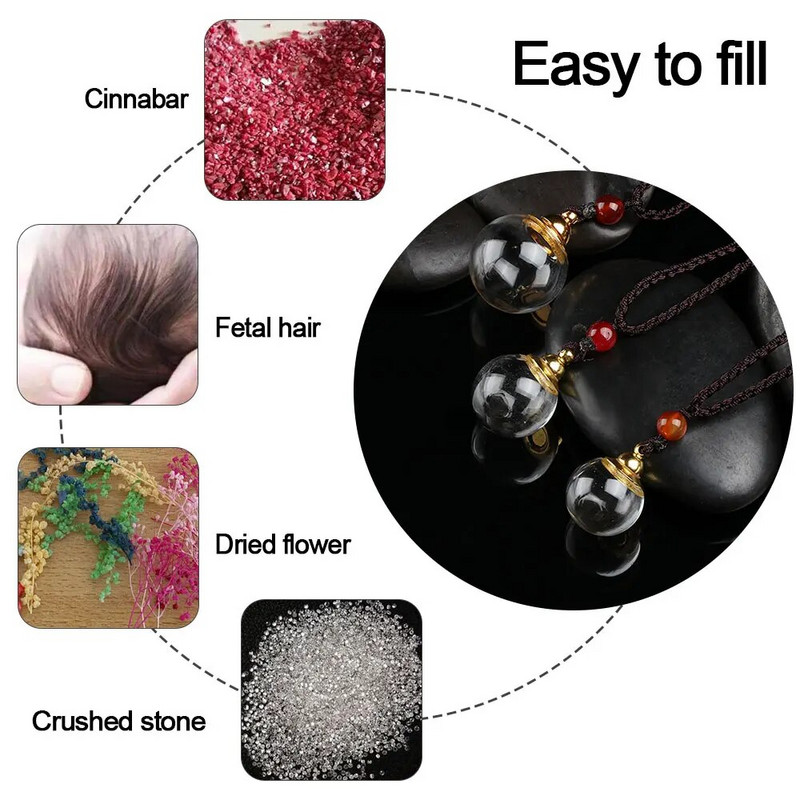 Nova ogrlica od staklene bočice koja se može otvoriti u obliku kapljice vode, bočica parfema, privjesak, čelični lanac, ogrlica, bočica s difuzorom ulja, nakit