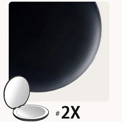 2X/10X didinamasis veidrodis rankinis makiažo veidrodis 6500K LED makiažo veidrodis dvipusis kišeninis makiažo veidrodis Magnetinis kosmetinis veidrodis