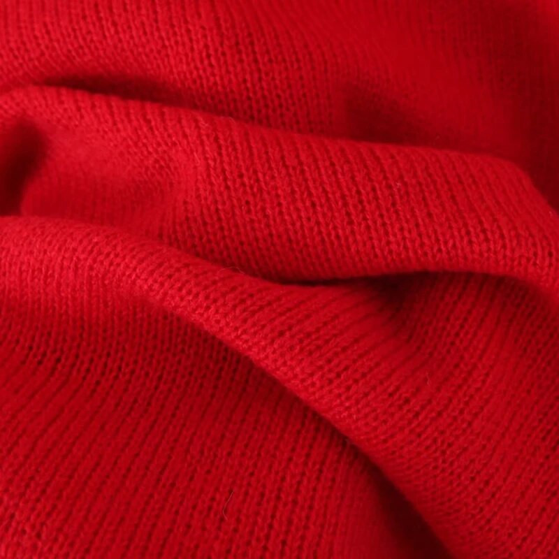 GJXSDNX TRAF 2023 Jesen Zima Zečji pulover Flocking Debeli, topli opušteni O-izrez Ležerne vintage slatke božićne ulične majice