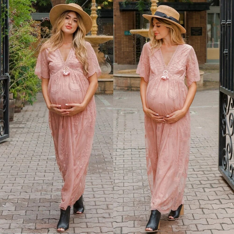 Női alkalmi szoknya Kismama fotózás Kellékek Csipke Terhességi Ruhák Kismama ruhák Terhes fotózáshoz Alkalmi ruházat