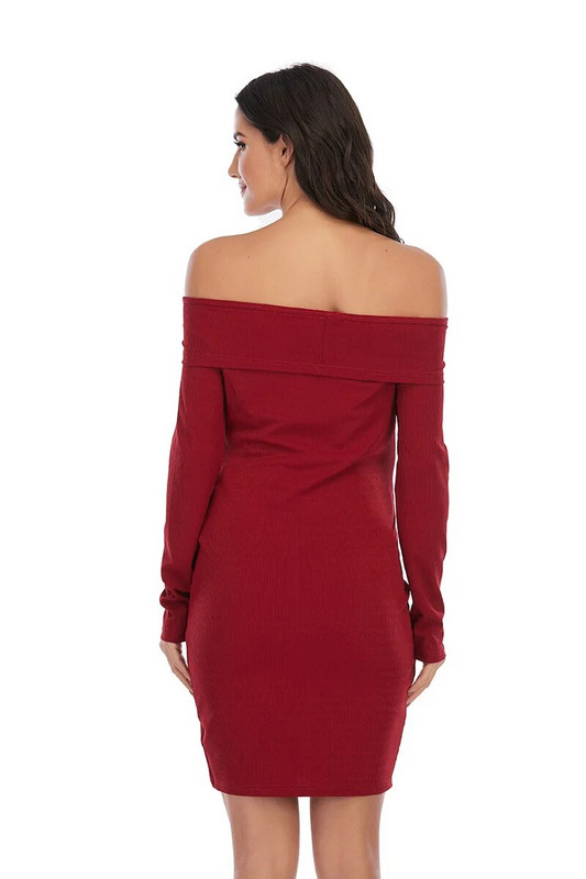 XXL nove haljine za trudnice, suknja za trudnice, jednobojna haljina na jedno rame za trudnice veće veličine, seksi odjeća za trudnice